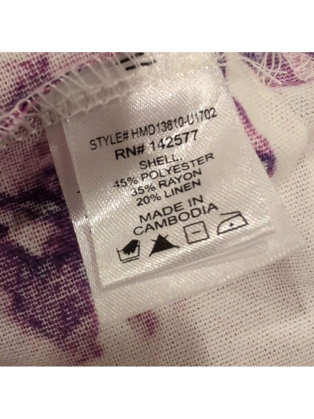 Haute Monde Floral Dress Spaghetti Straps, Medium,Runs Small,See Measuremens,New - Picture 8 of 8
